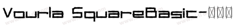 Vourla SquareBasic字体转换